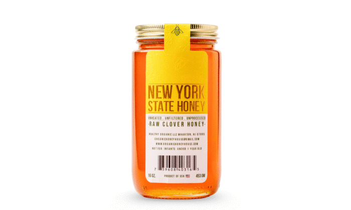 NY – Clover Honey – 16oz (453g) - Image 1