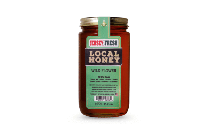 JF – Wild Flower Honey – 16oz (453g) - Image 1