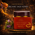 Rare Harvest – Organic Sage Honey - 10.5oz (298g)  عسل يونانى عضوي فاخر من الميرمية - حصاد نادر