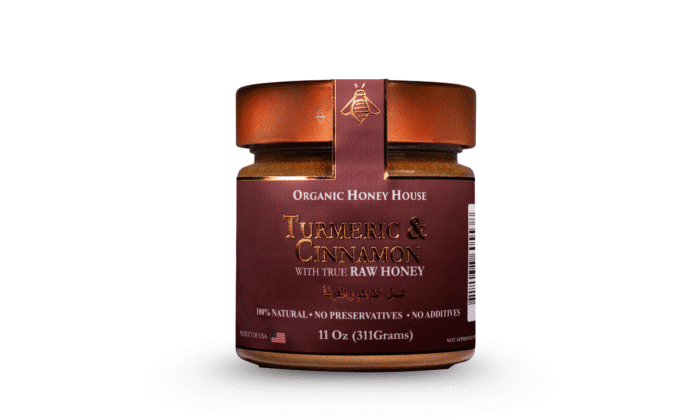 Turmeric & Cinnamon Honey - 11oz (312g) - Image 1