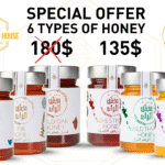 6 lb of Greek honey ( The Rihani Family )  مجموعة عائلة الريحاني ابو ضياء