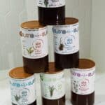 6 Jars of Greek Honey Crete Island ٦ عبوات عسل يوناني مختلفه